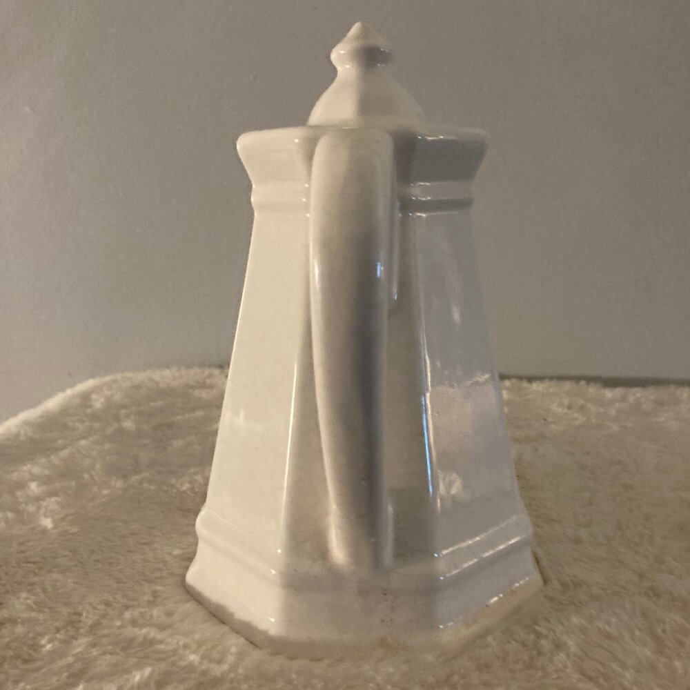 Pfaltzgraff "Heritage White" Coffee/Tea Pot w/Creamer & Sugar - Picture 8 of 8